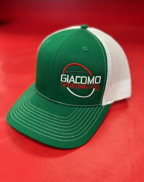 GIACOMO SPORTING GREEN & WHITE HAT